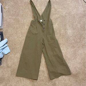 Olive green romper